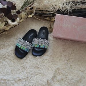 Cape Robbin Moira Embellished Sandal